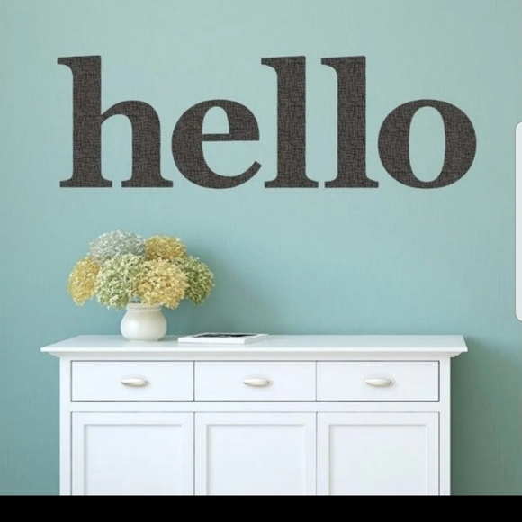 Paper Riot Other - Wall Decal by Paper Riot "Hello" Decor